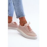 Boto Lace-Up Platform Sneakers Pink Tanvi | Shoptok.si