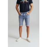 Legendww muške svetlo plave teksas bermude slim fit kroja Cene