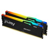 Kingston Fury Beast 16GB (2x8GB) 5600MT/s DDR5 CL38 EXPO KF556C36BBEAK2-16 RGB ram pomnilnik | Shoptok.si