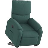  Električni naslonjač na podizanje tkanina tamnozeleni | shoptok.hr