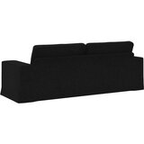 SOFA Kavč Črna Splošne dimenzije: 222 x 80 x 82 cm (Š x G x V) Žamet, (5000145255) | Shoptok.si