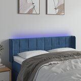 vidaXL LED uzglavlje tamnoplavo 147x16x78/88 cm baršunasto Cijene
