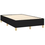  s oprugama i madracem crni 120 x 200cm od tkanine | shoptok.hr