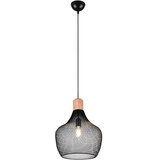  Crna viseća svjetiljka s metalnim sjenilom ø 33 cm Valeria – | shoptok.hr