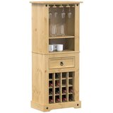  Stalak za vino Corona 56x35x134,5 cm od masivne borovine | shoptok.hr