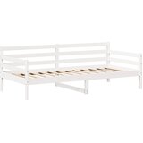  Dnevni krevet s krovom bez madraca bijeli 80x200cm masivno drvo | shoptok.hr