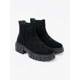 Shelvt Stylish black platform boots | shoptok.hr