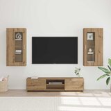  Set TV komoda FLORIN 3 pcs Umjetnički hrast Konstruirano drvo | shoptok.hr