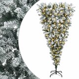  Obrnuto umjetno božićno drvce s granama 180 cm 300 LED lampica | shoptok.hr
