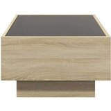  Stolić za kavu LED boja hrasta 90x50x30 cm konstruirano drvo | shoptok.hr