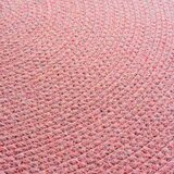 Douceur d intérieur Rožnata okrogla preproga ø 90 cm Pompomparty – | Shoptok.si