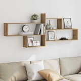  Zidna polica boja hrasta 167,5x18x68 cm konstruirano drva | shoptok.hr