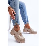 Laura Messi Women's Leather Half-Boots with Ornament Beige Rosefalls | Shoptok.si