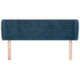  Uzglavlje s ušima tamnoplavo 147x23x78/88 cm baršunasto | Eponuda.ba