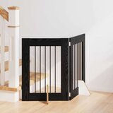  Vrata za pse z stojali 2 pcs Črni hrast 60 x 60 cm, (5000232694) | Shoptok.si