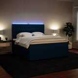  Krevet s oprugama i madracem plavi 180x200 cm baršunasti | shoptok.hr