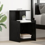 vidaXL noćni ormarići 2 komada crnog hrasta 40x35x60 cm konstruirano drvo | shoptok.hr