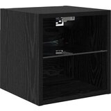 TV stenske enote 6 pcs Črna Orehovina Konstruiran les, (5000112846) | Shoptok.si