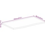 Stolna ploča 120x60x3,8 cm masivno drvo manga sa živim rubom | shoptok.hr