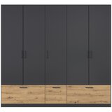 Boxxx OMARA ZA OBLAČILA, siva, hrast artisan Slike