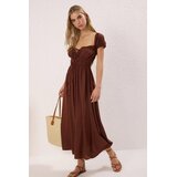 TRENDYOLMILLA Ženska haljina Tbess25El00030, Smeđa | Eponuda.com