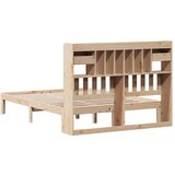 vidaXL Krevet s regalom za knjige bez madraca 140x200 cm od borovine | shoptok.hr