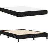 Box Postelja z vzmetnico z vzmetnico Črna 160 x 220 cm blago, (5000106137) | Shoptok.si