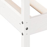  Dnevni krevet bez madraca bijeli 90 x 190 cm masivna borovina | shoptok.hr