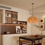  Immax 08272L - Visilica na sajli NATURALEZA 1xE27/40W/230V prečnik 55 cm ratan | Eponuda.com