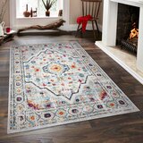 Conceptum Hypnose tepih 80x150cm belo-sivi