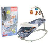  Sjedalica za ljuljanje 2u1 za bebe ŽIRAFE - siva | shoptok.hr