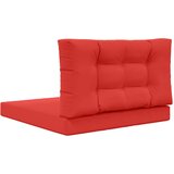  Zunanja blazina za kavč 2 pcs Rdeča Poliester, (5000202271) | Shoptok.si