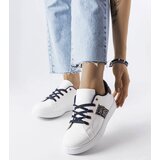 Gemre White sneakers with embellished upper Sauriol | Shoptok.si