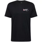 Nike Tehnička sportska majica ljubičasta / narančasta / crna / bijela