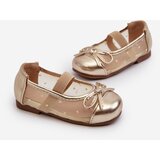 Boto Kids' ballet flats with bow Gold Jellema | Shoptok.si