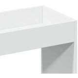 vidaXL Visoka omara bela 63x33x100 cm inženirski les | Shoptok.si