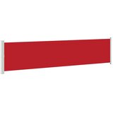  Uvlačiva bočna tenda za terasu 140 x 600 cm crvena | shoptok.hr