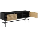 Livetastic NIZKA OMARICA črna, barve hrasta | Shoptok.si