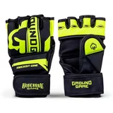 Ground Game MMA rokavice, Stripe Neon, L/XL