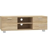TV ormarić boja hrasta 120x40,5x35 cm od konstruiranog drva | shoptok.hr