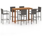  7-dijelni vrtni barski set sivi | shoptok.hr