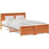  Konstrukcija postelje Voščeno rjava 150 x 200 cm Trdna borovina, (5000069981) | Shoptok.si