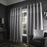 Catherine Lansfield Sive zavjese u setu 2 kom od mikrosatena 229x229 cm Glitzy Sequin – | shoptok.hr
