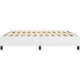  Okvir za krevet s oprugom bijela 200x200 cm od umjetne kože | shoptok.hr