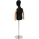  Podesiva lutka 120-150 cm s postoljem Uniseks PP Crna | shoptok.hr