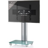 MID.YOU STOJALO ZA TV prozorno, srebrne barve | Shoptok.si