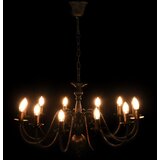 Luster antikni crni 12 žarulja E14 | Eponuda.com