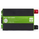 Gembird EG-PWC-PS500-01 12V Cist sinusni auto inverter DC/AC 500W + USB port, 1,95KG | ePonuda.com
