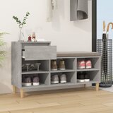 Ormarić za cipele boja betona 102x36x60 cm konstruirano drvo | Eponuda.ba