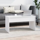  Stolić za kavu bijeli 102x50,5x52,5 cm od konstruiranog drva | shoptok.hr